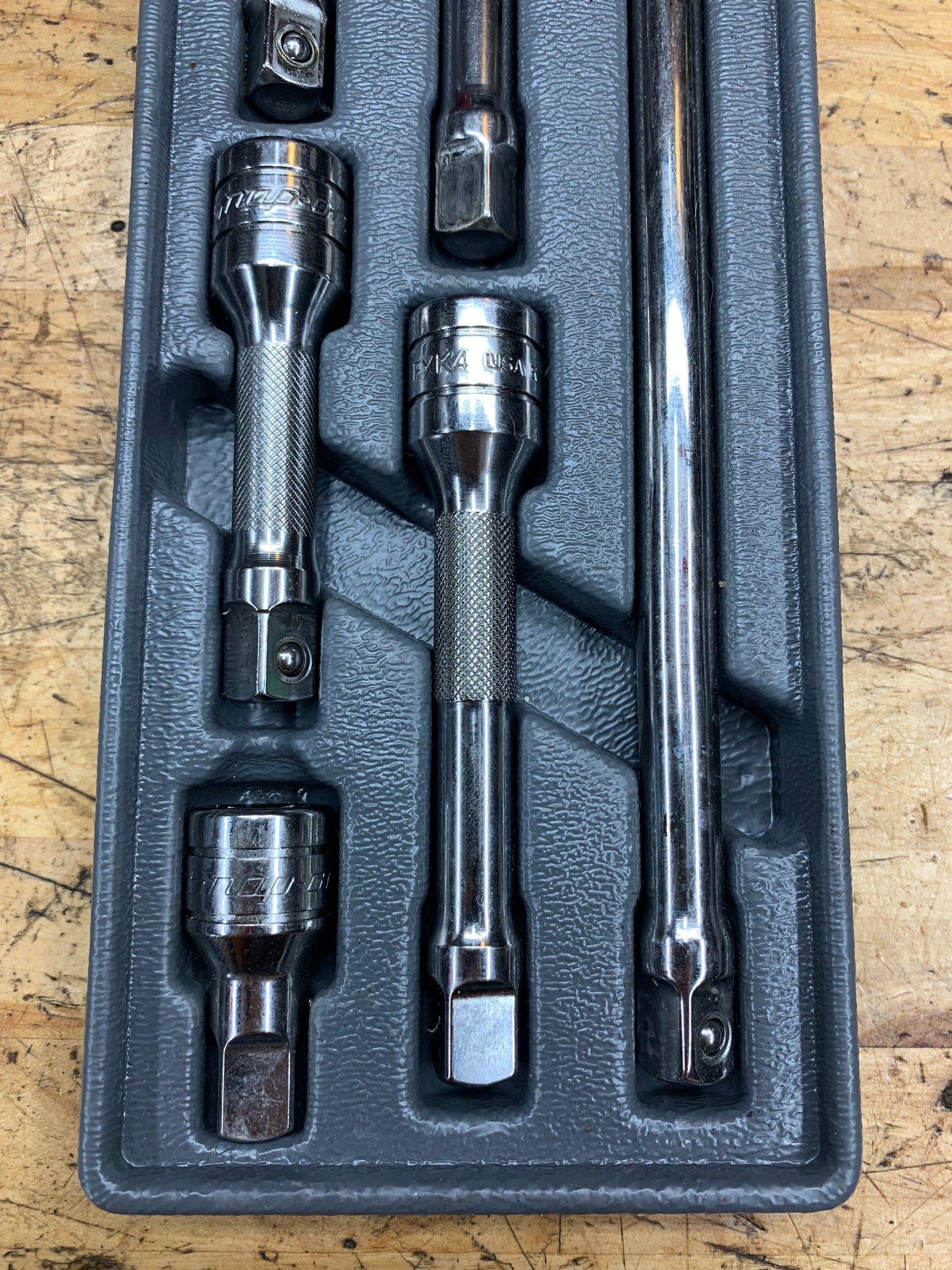 Snap On 3/8” Regular Extension Tray Set USA 206AFX