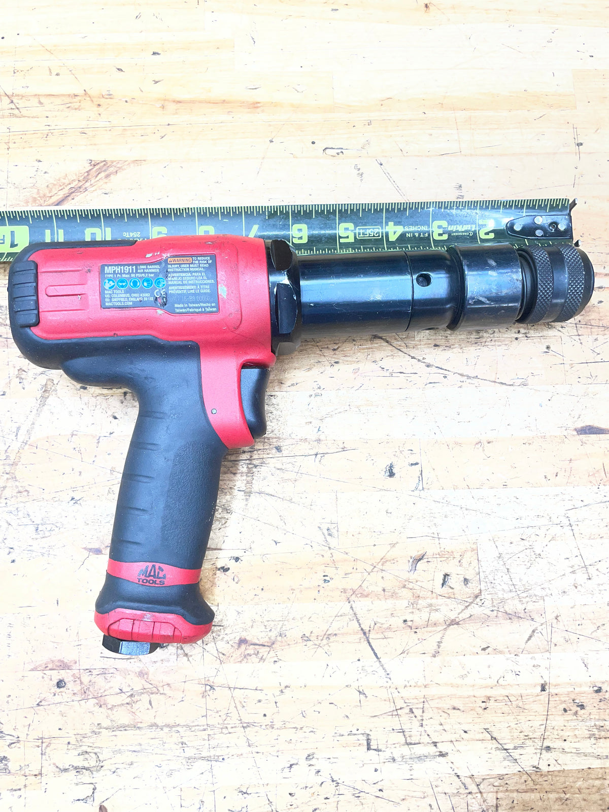 Mac Tools Long Barrel Air Hammer MPH1911