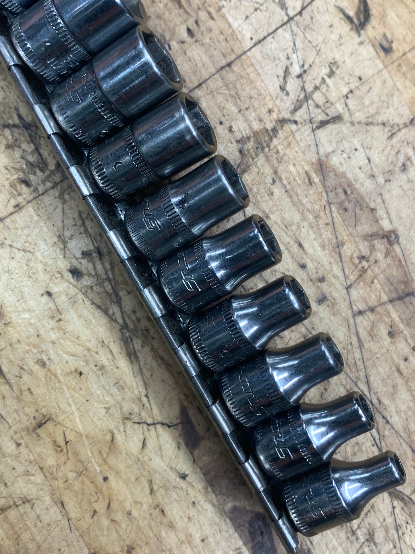 Snap On 1/4" Metric Shallow Socket Set 13pc USA 113TMMY