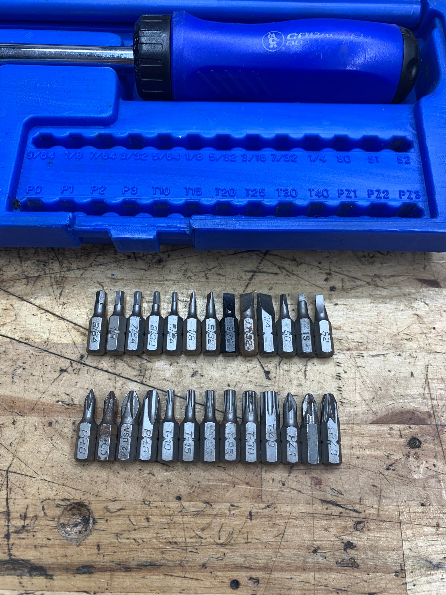 Cornwell Ratcheting Screwdriver Set CBS-GD