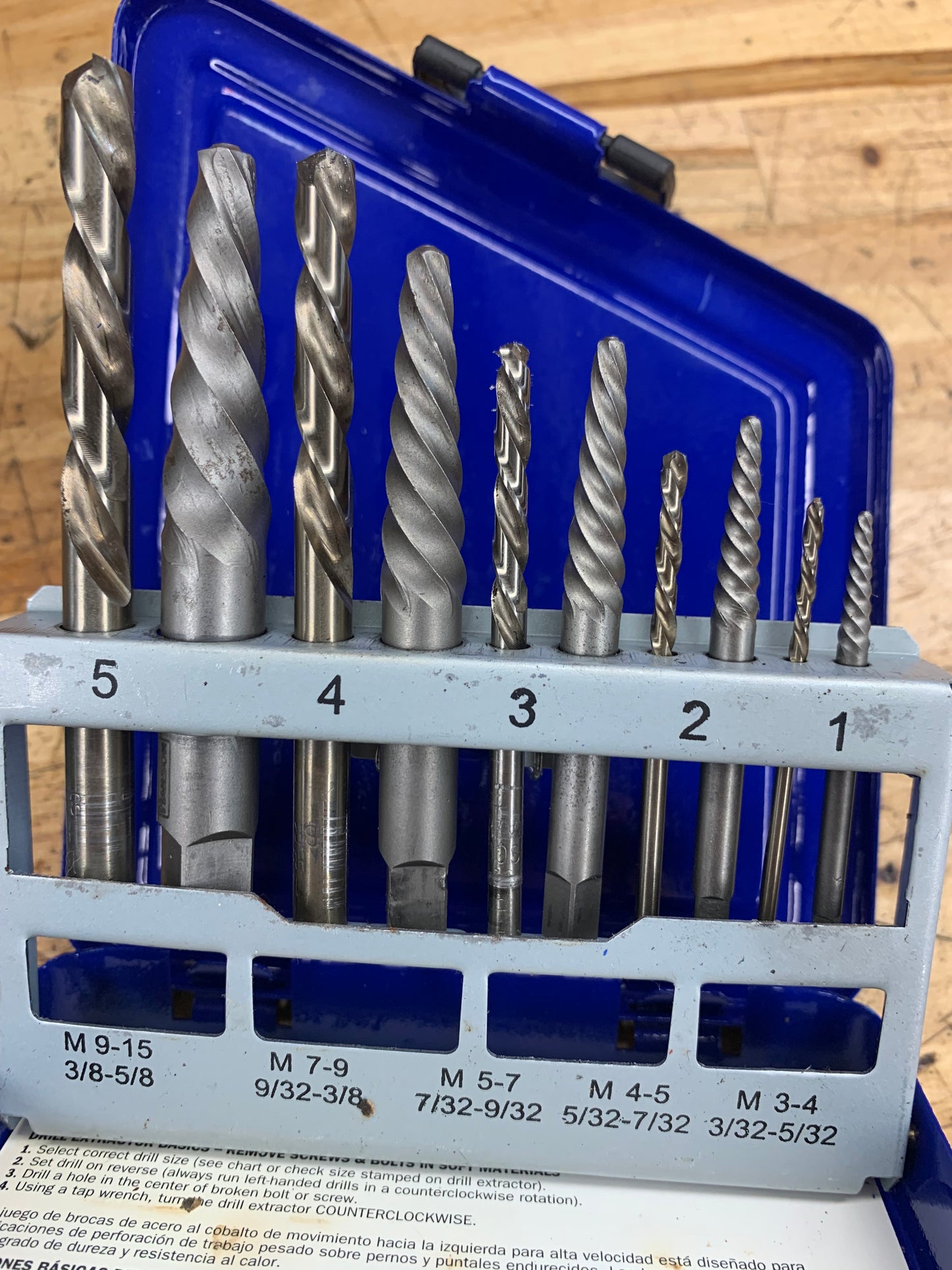 Hanson Broken Bolt Extractor Set 11119