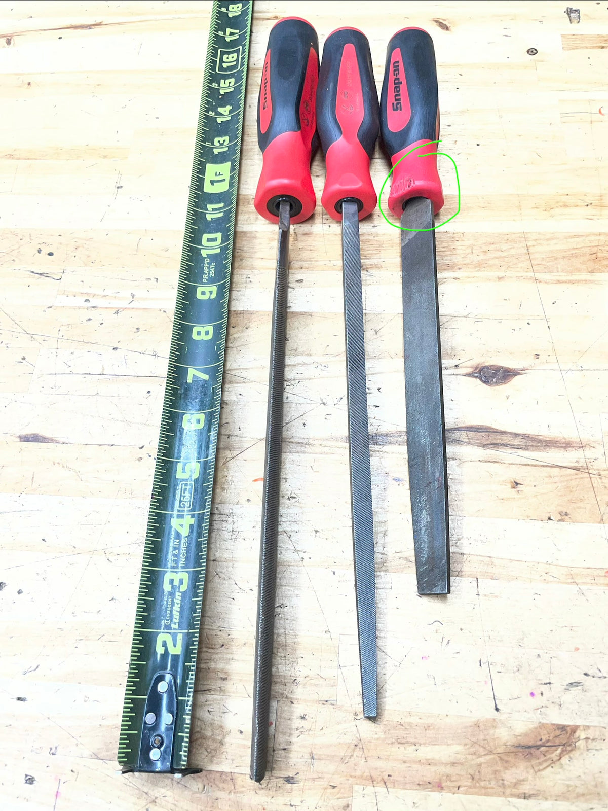 Snap On Instinct Handle File Set 3pc.