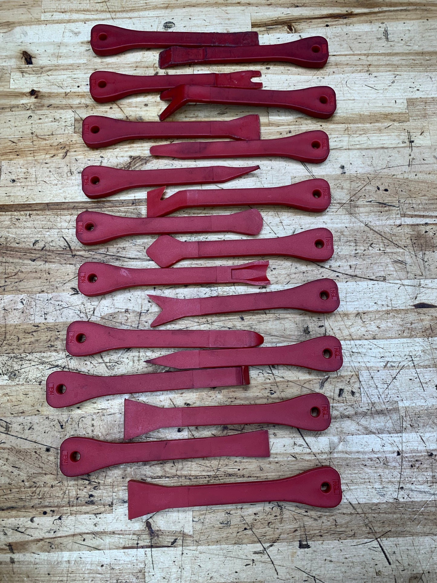 Mac Tools Plastic Non Marring Trim Panel Prybar Sets Deep 18pc