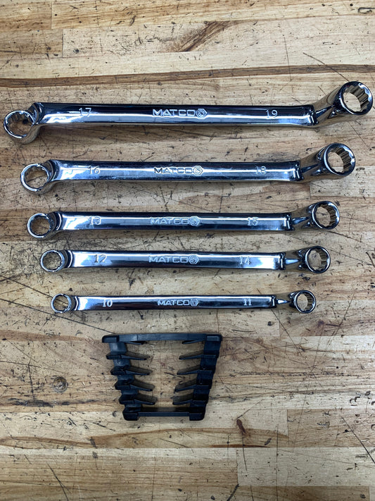 Matco Offset Box Wrench Set Metric 5pc SRBDLM5T