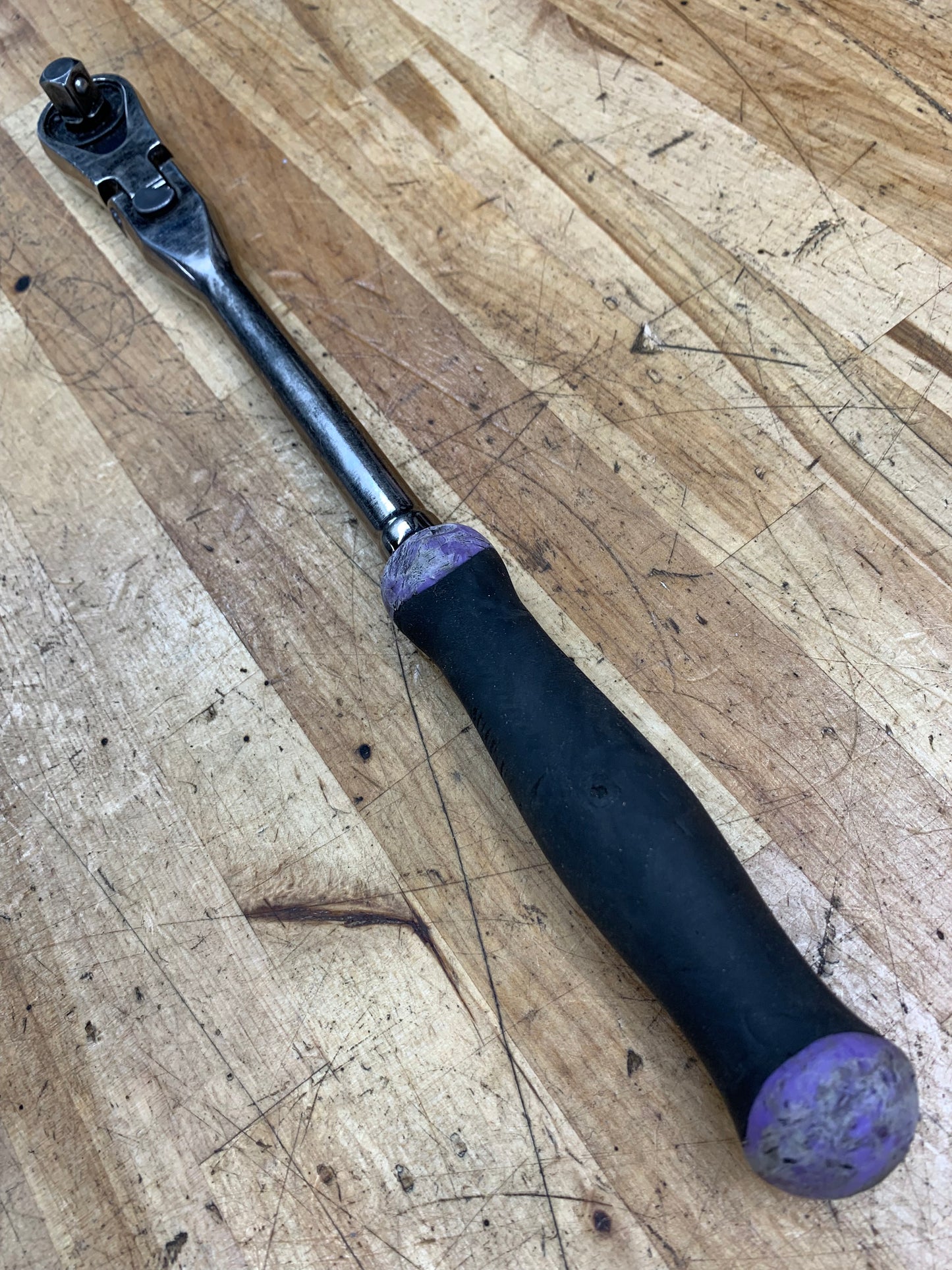 Matco 3/8" Locking Flex Head Ratchet 88 Fine Tooth Purple BFR128NLFx USA