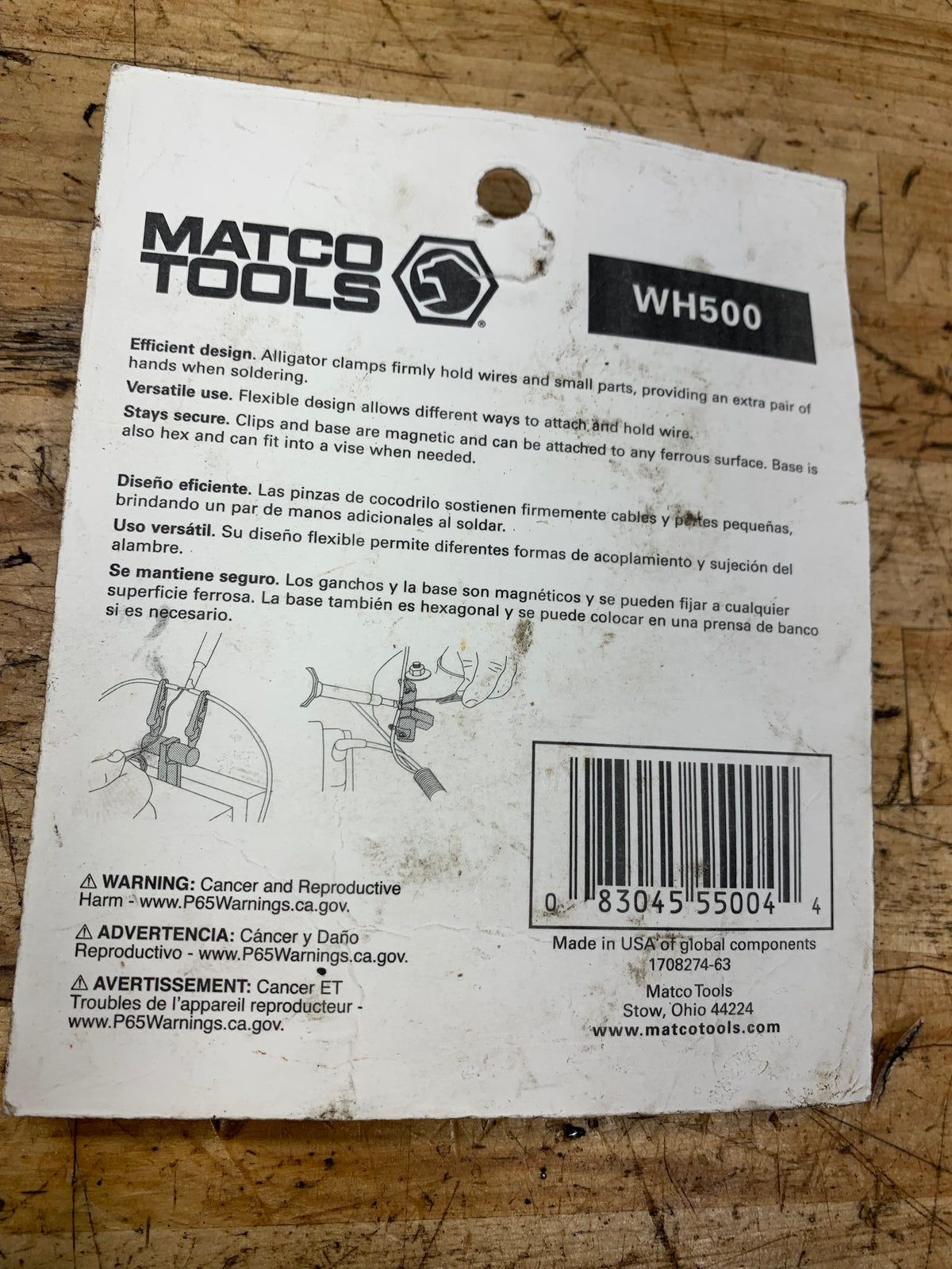 Matco Magnetic Soldering Clamp BRAND NEW WH500