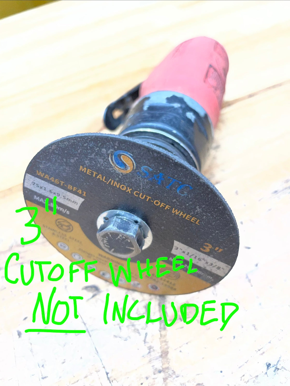 Snap On Air Cutoff Wheel Tool PT250