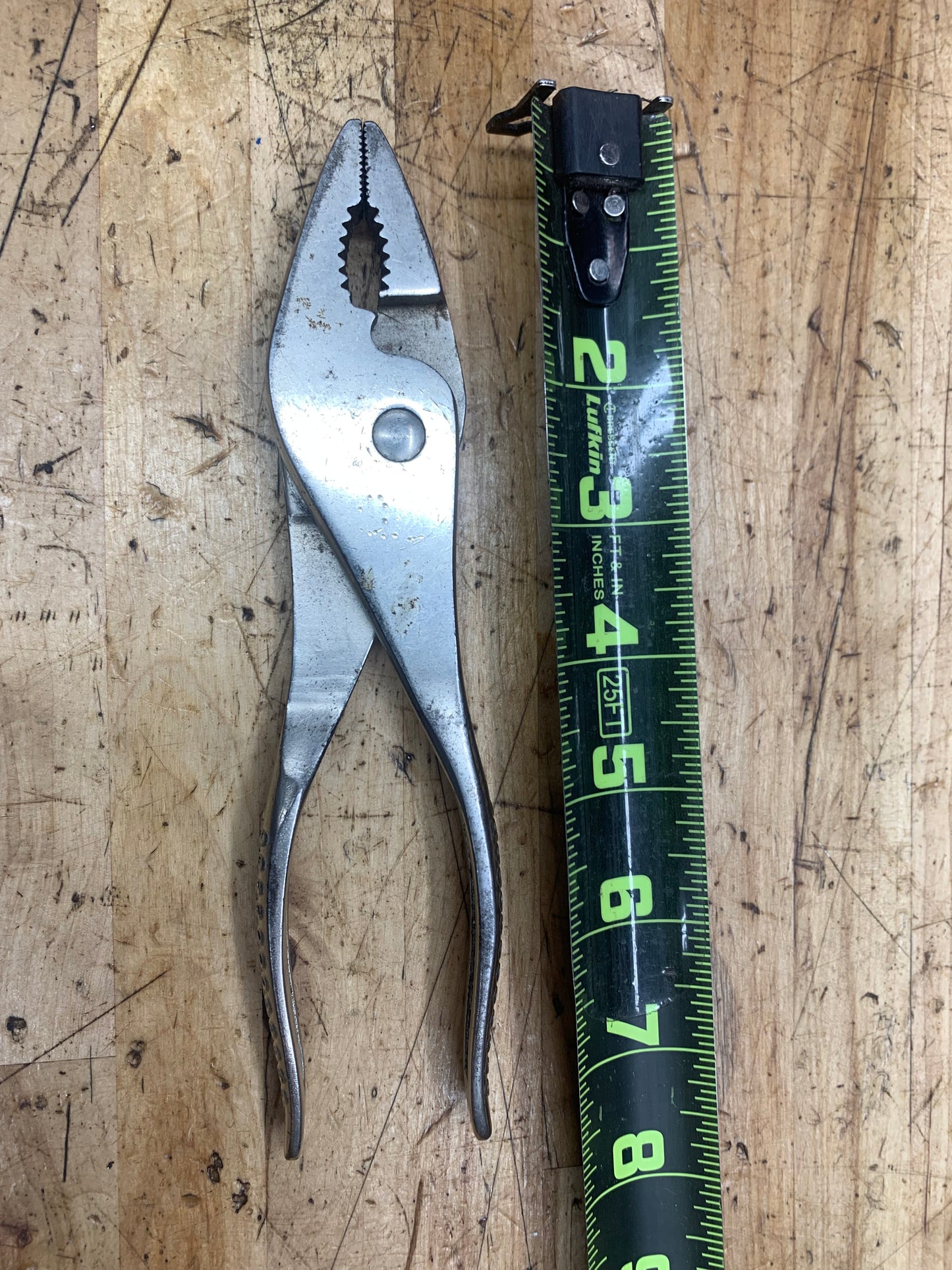 Snap On Vintage Vacuum Grip Slip Joint Pliers USA 47