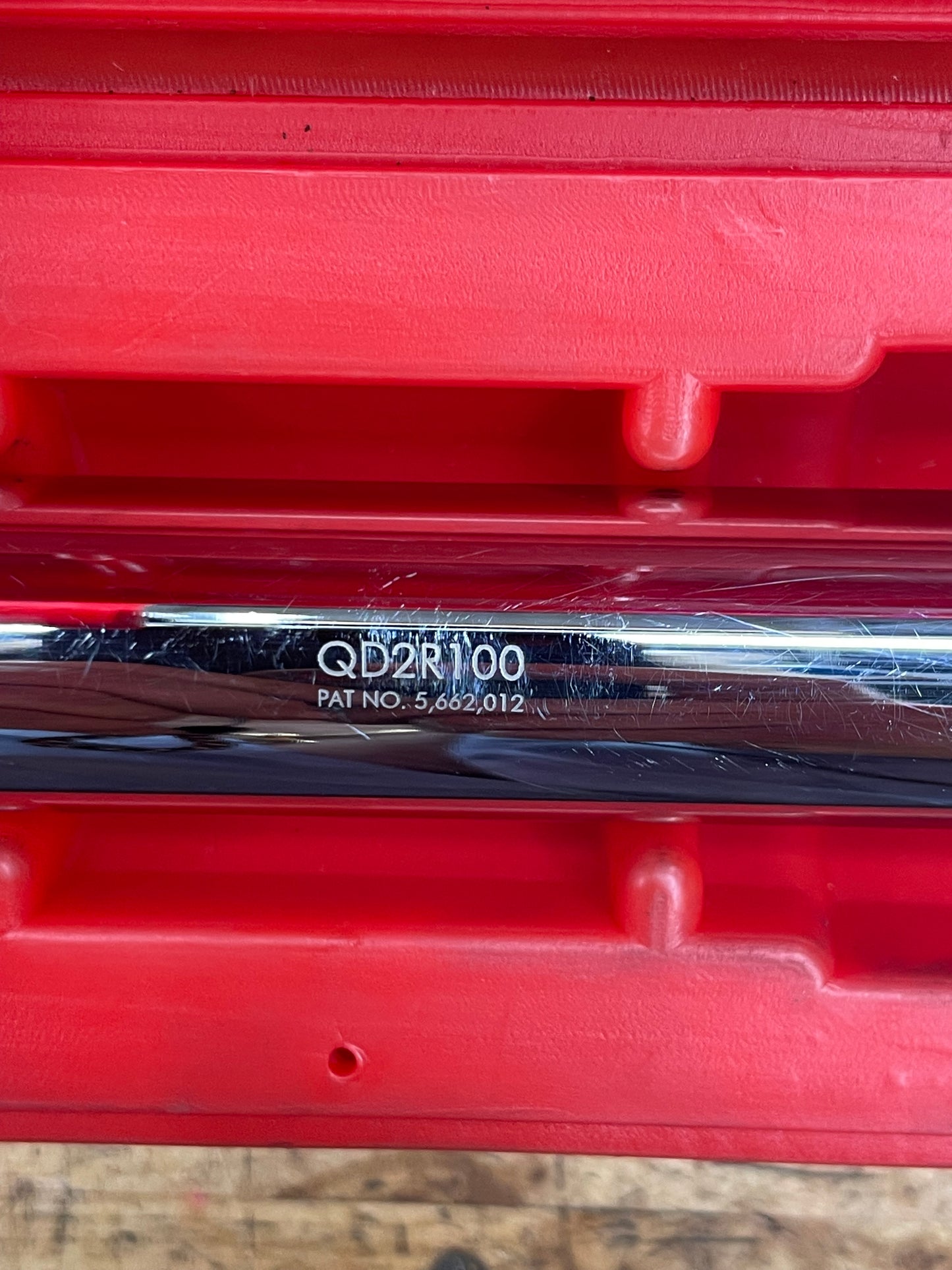 Snap On 3/8” Click Style Torque Wrench 20-100 Ft.Lb. USA QD2R100