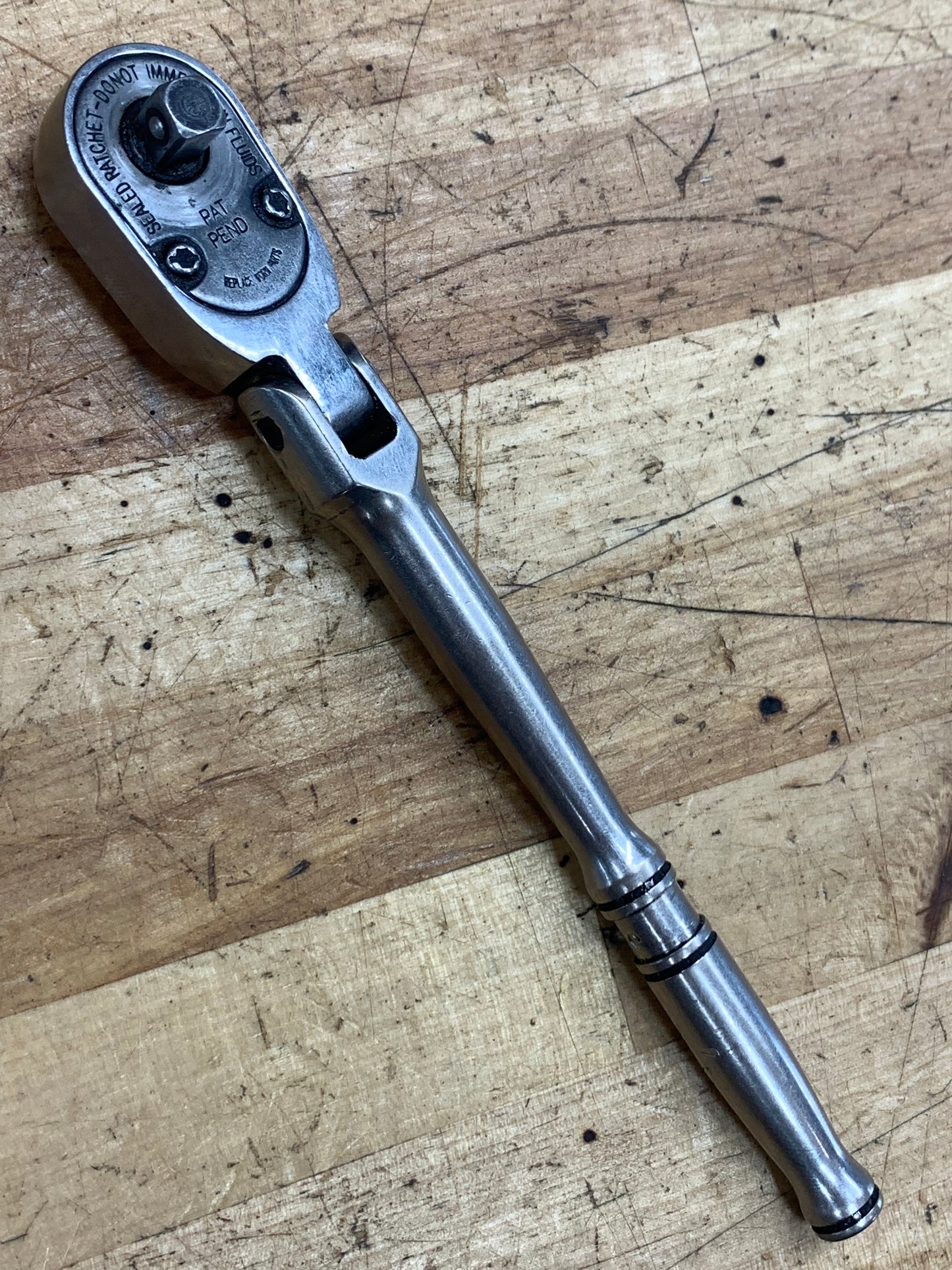 Snap On 1/4" Flex Head Ratchet TF72