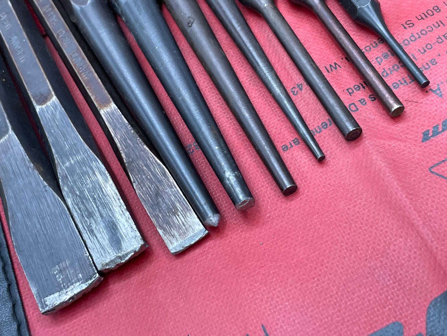 Snap On Punch/Chisel Pouch Set USA PPC710BK