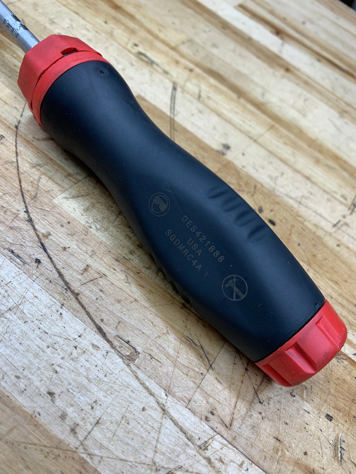 Snap On Soft Grip Ratcheting Screwdriver USA SGDMRC4A