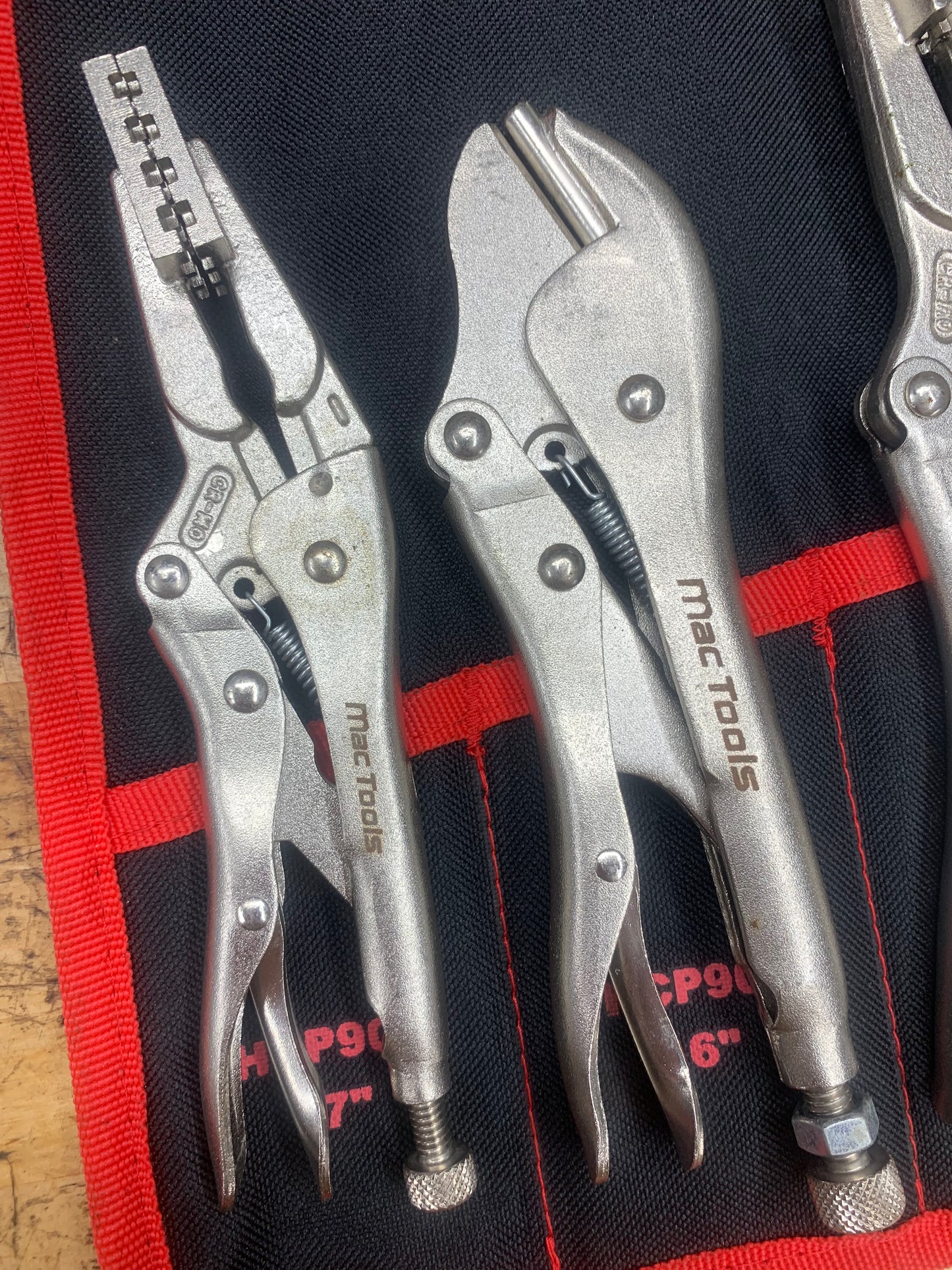 Mac 4pc Locking Hose Clamp Plier Set HC4SET