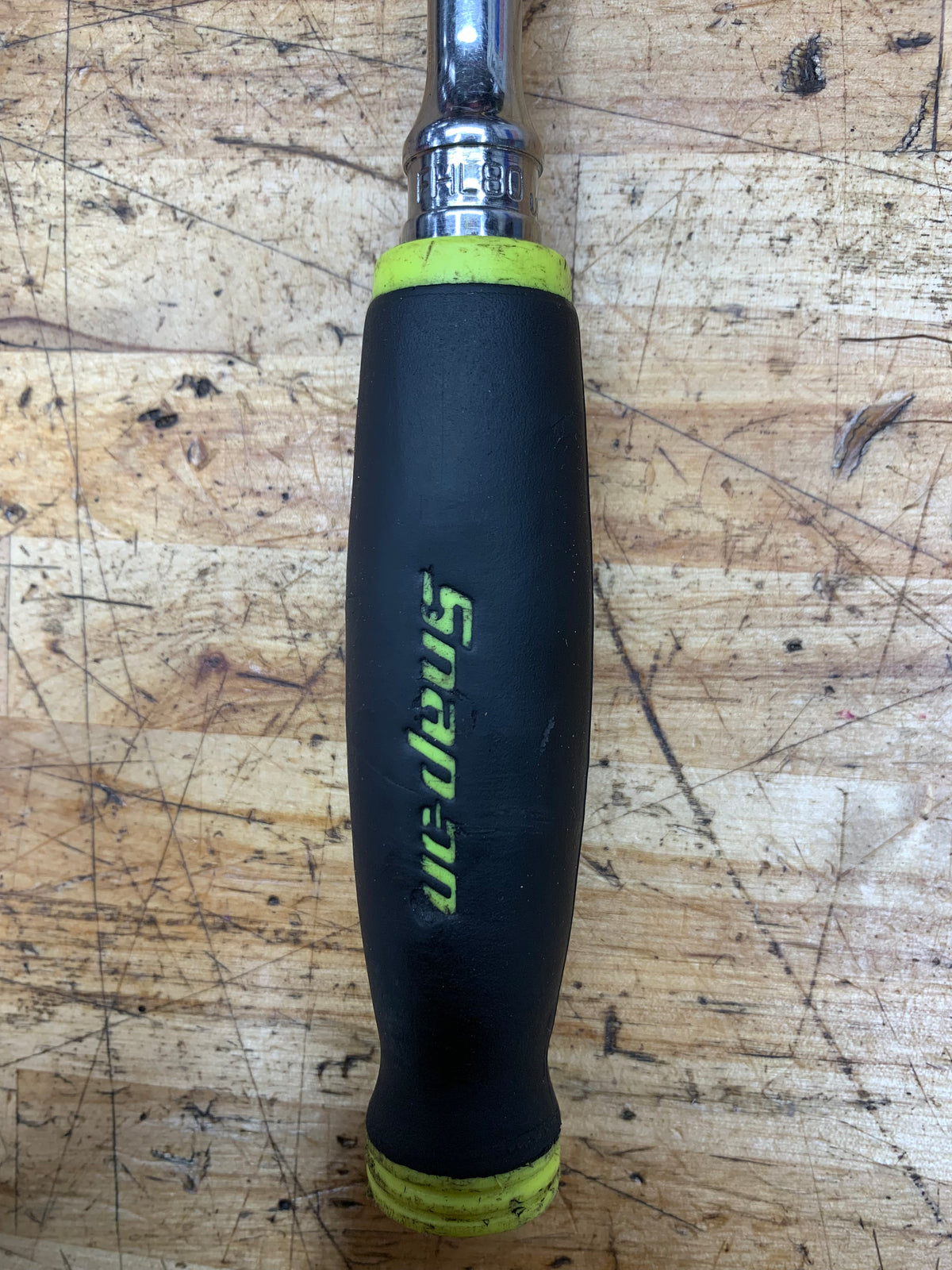 Snap On 3/8” Long Soft Grip Ratchet HIVIZ USA FHL80