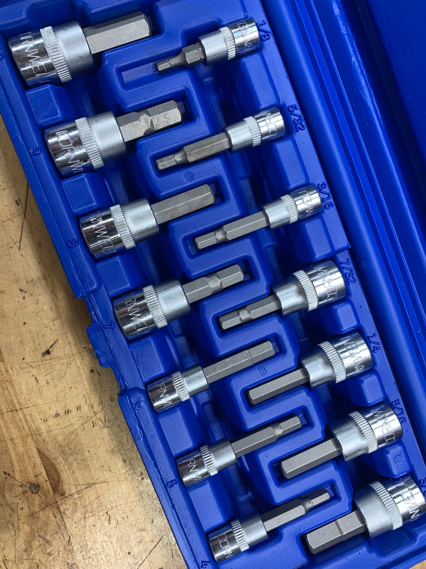 Cornwell Hex/Allen Bit Socket Set 14pc CBS-1402S