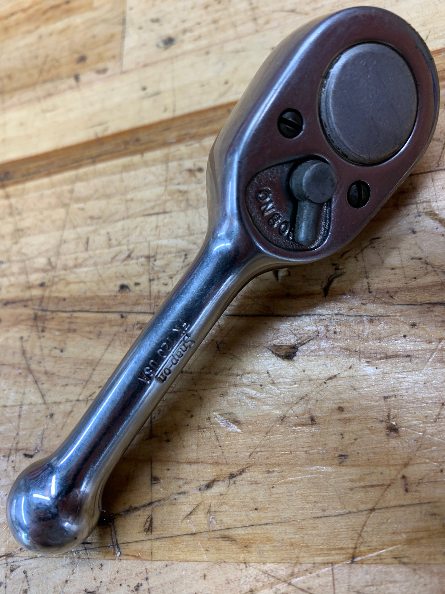 Snap On 3/8" Stubby Ratchet Vintage USA FK720