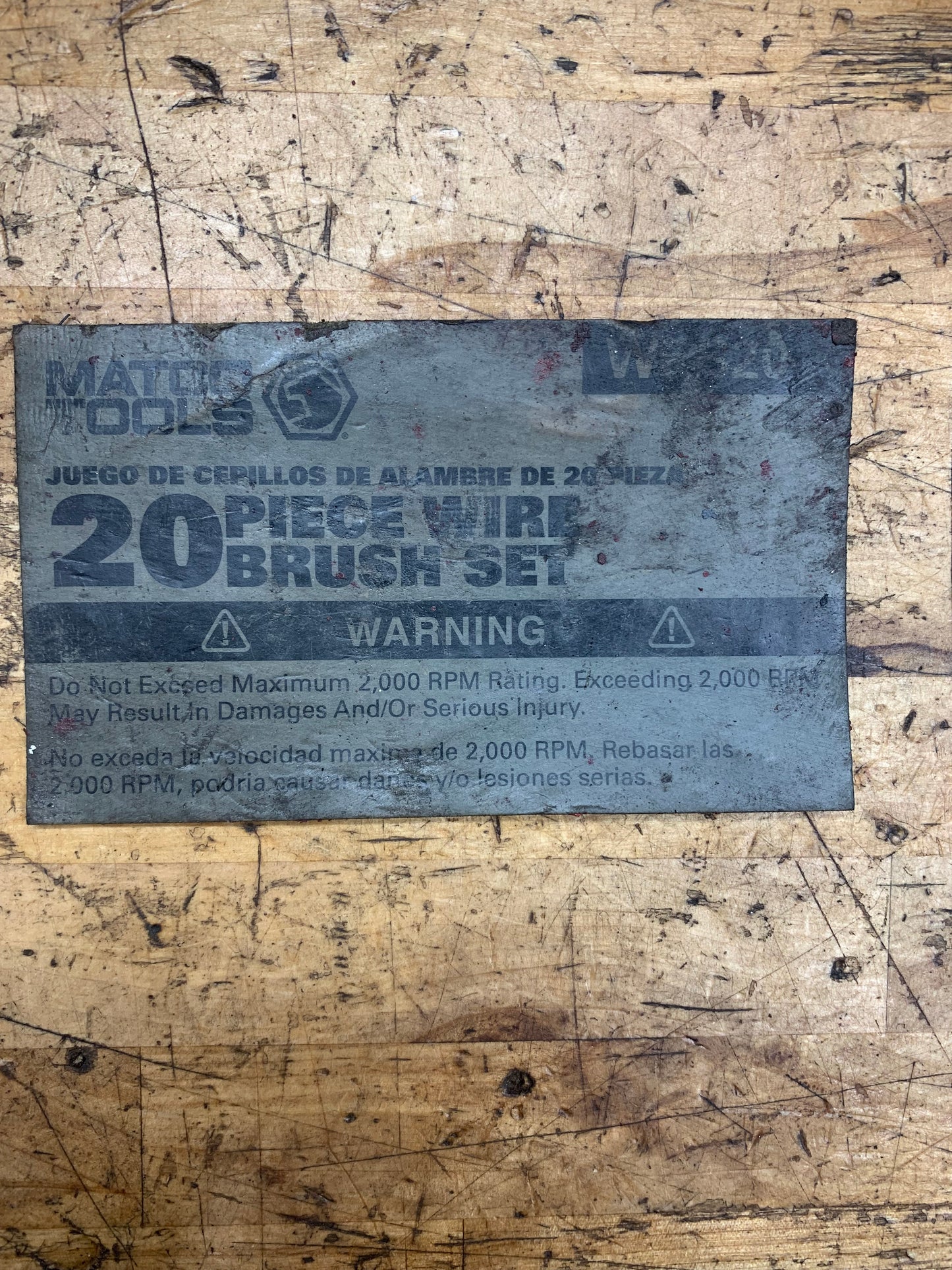 Matco Tools Bore Brush Pouch Set WBS20