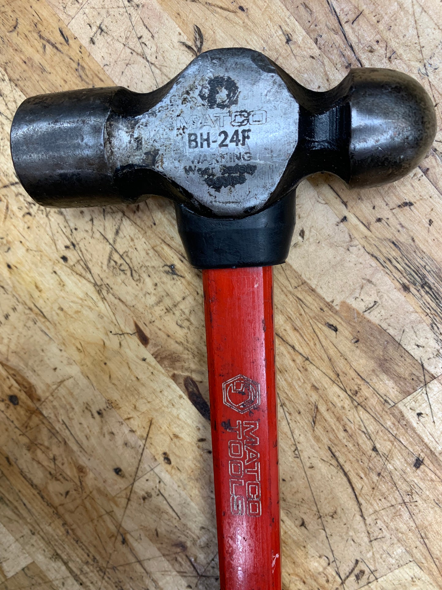 Matco 24oz Ball Peen Fiberglass Handle BH24F
