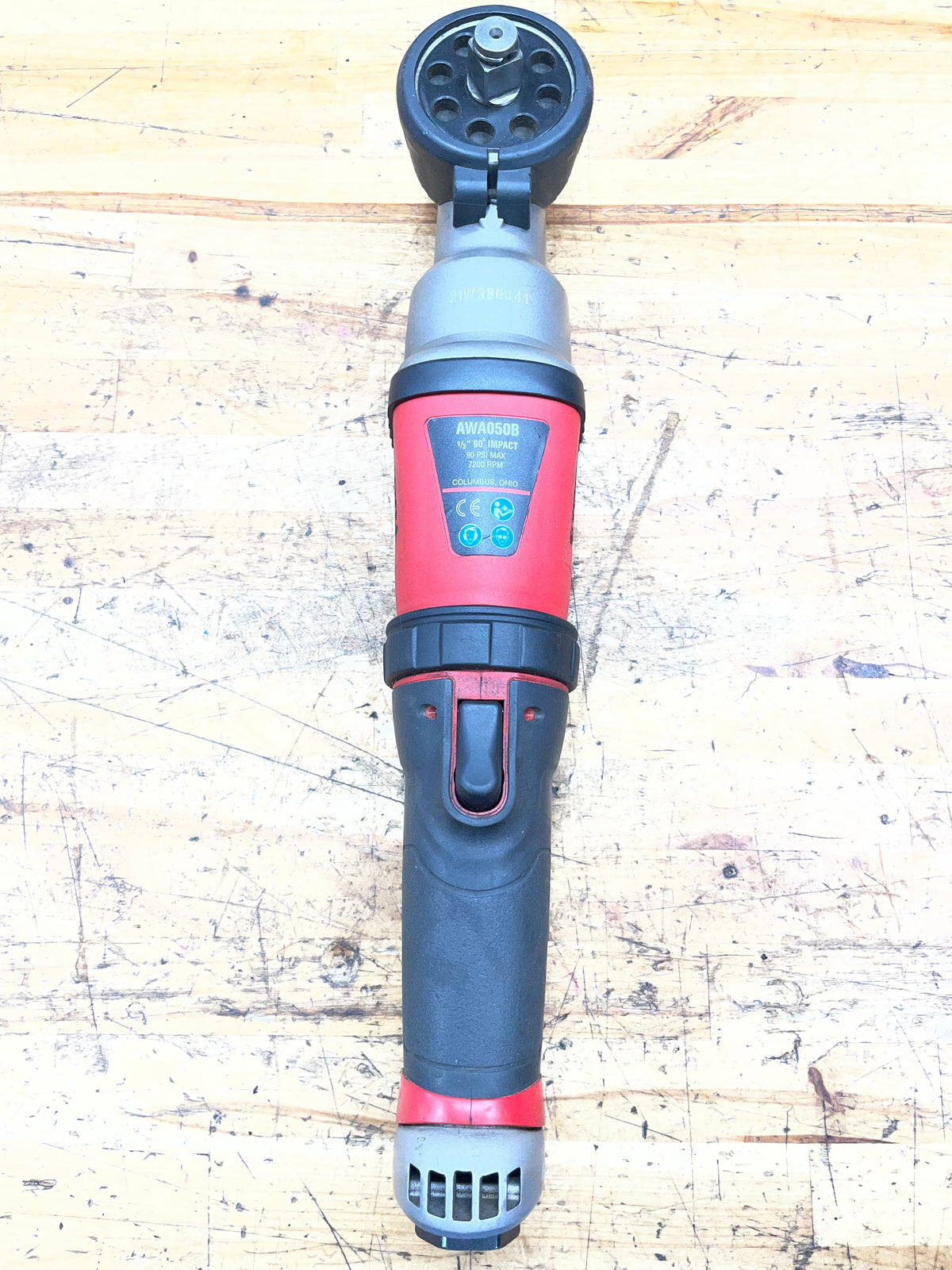 Mac Tools 1/2" Air Impact Wrench 90 Degree Obstruction AWA050B