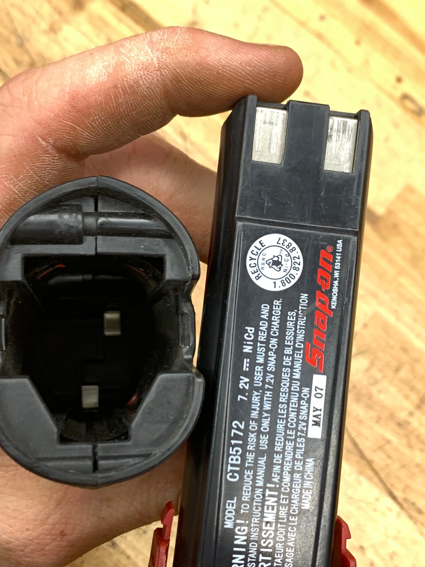 Snap On Battery Powered Drill Driver 7.2V NiCd CTS561