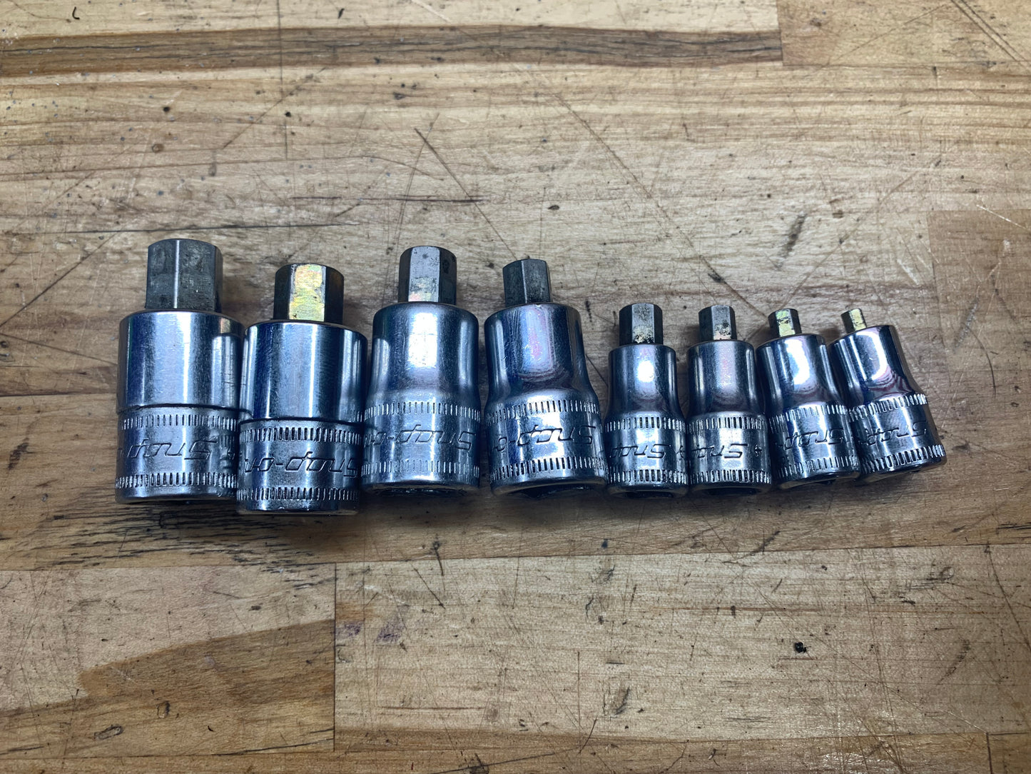 Snap On Stubby Hex Metric socket set 8pc 208EFTAMXSY
