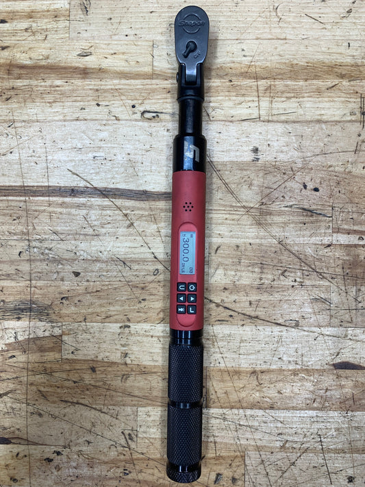 Snap On 1/4" Techangle 15-300InLb Digital Torque Wrench EXCELLENT CONDITION ATECH1FS300V