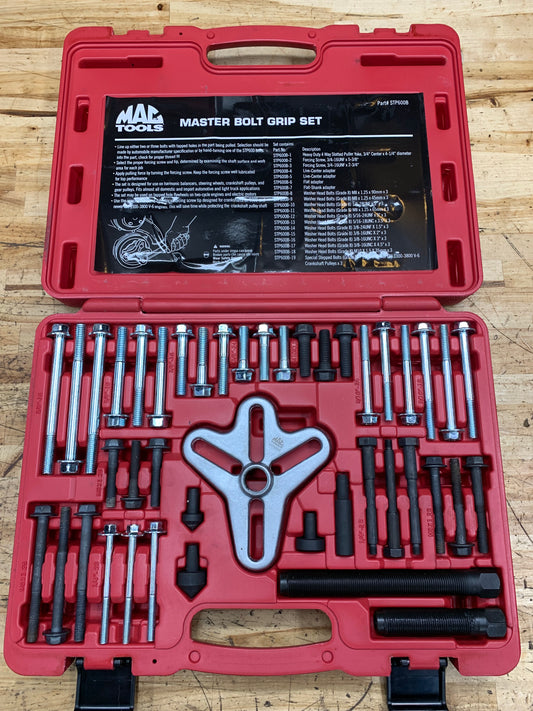 Mac Tools Master Bolt Grip Puller Set STP600B