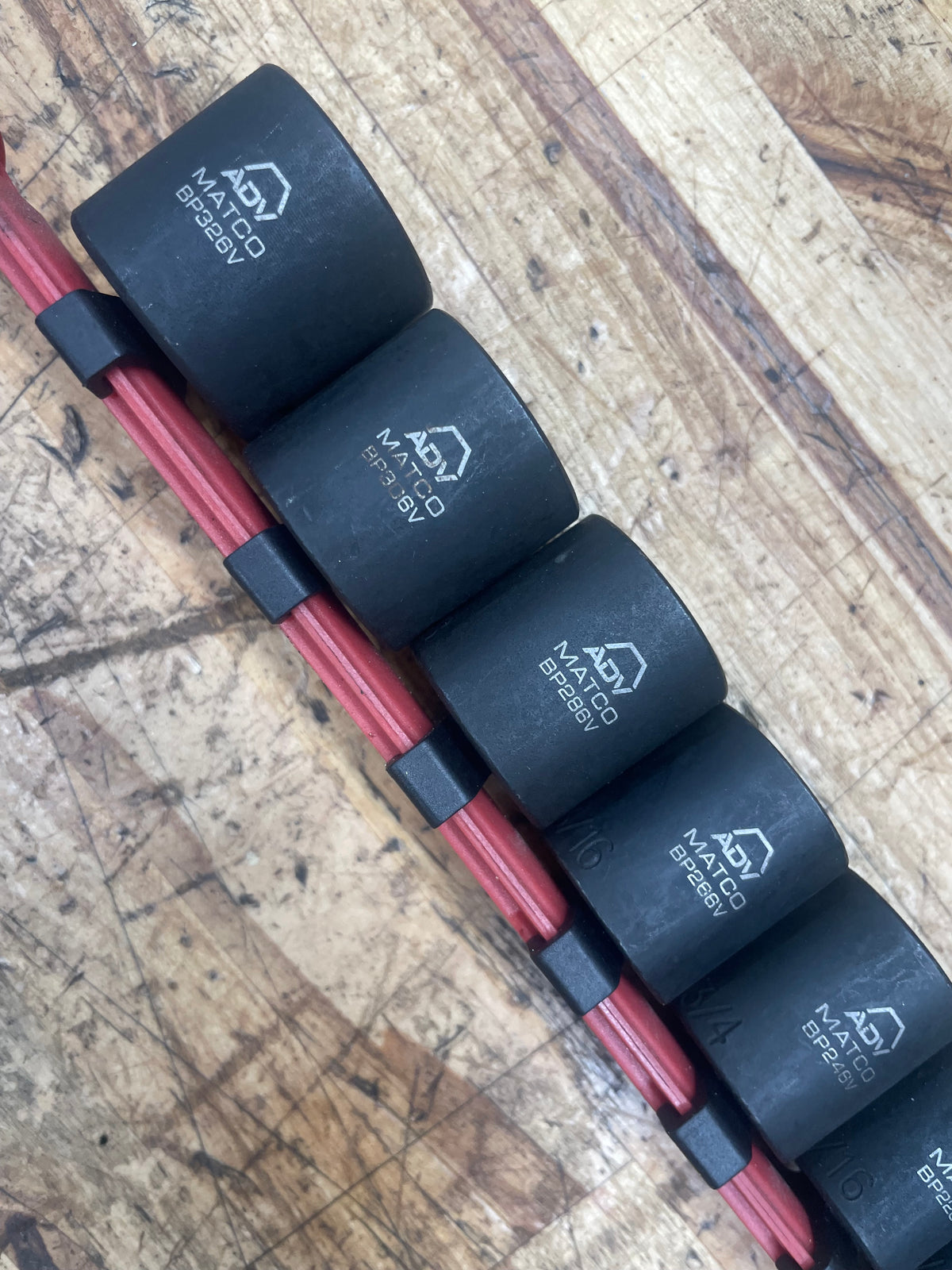 Matco 3/8” SAE Impact Shallow Socket Set 5/16”-1” 12pc.