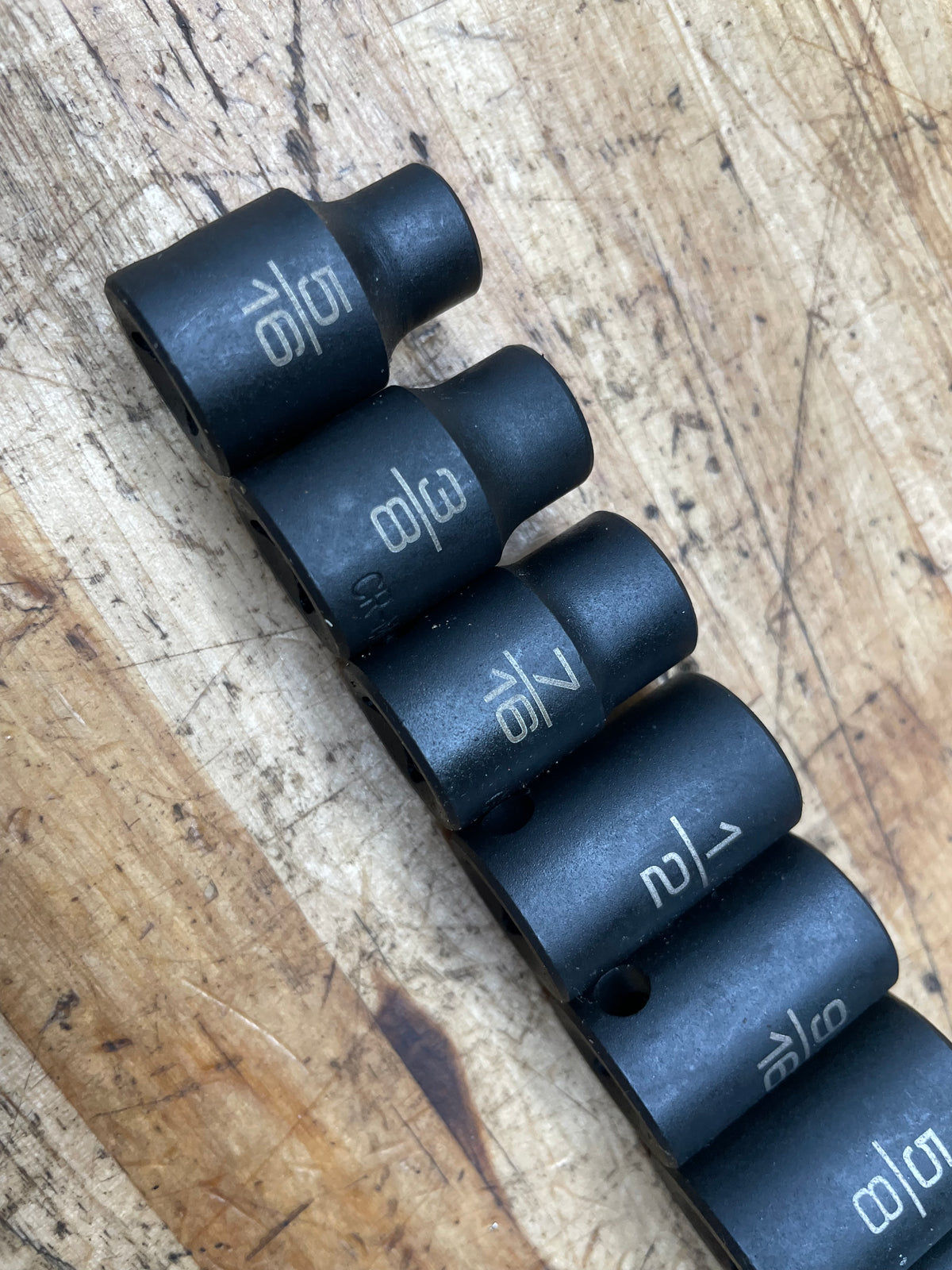 Matco 3/8” SAE Shallow Impact Socket Set 5/16”-3/4” 8pc.