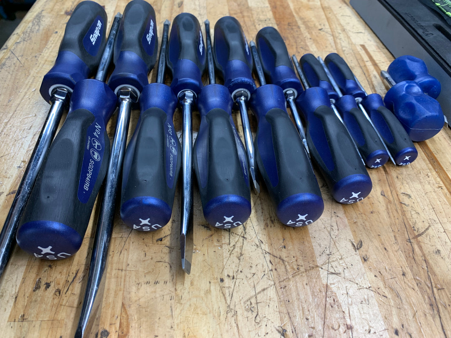 Snap On 16pc Foam Screwdriver Set  POWER BLUE SGDX160BFMB USA