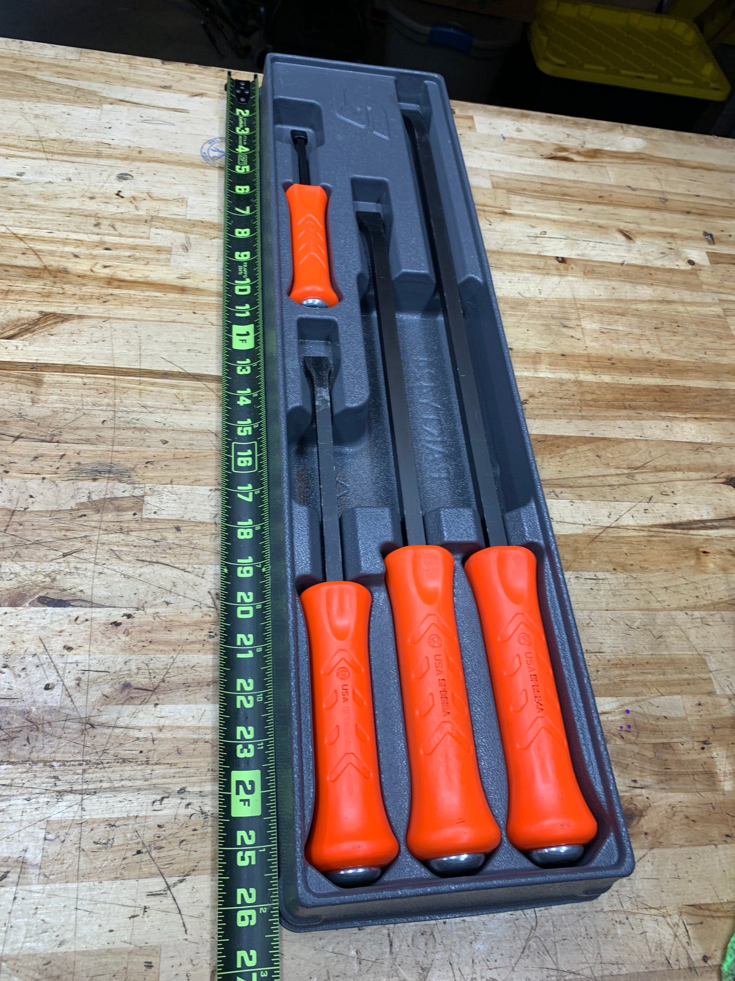 Snap On Orange Striking Prybar 4pc Set USA SBPS704AO