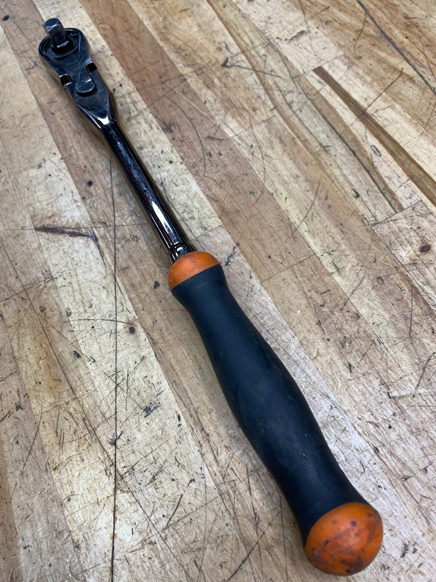 Matco 3/8" Locking Flex Head Ratchet 88 Fine Tooth Orange BFR128NLFx USA