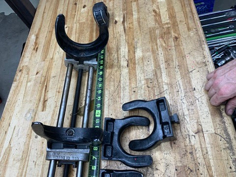OTC SPX 7520 MacPherson Strut Spring Compressor THREE SHOE SETS USA