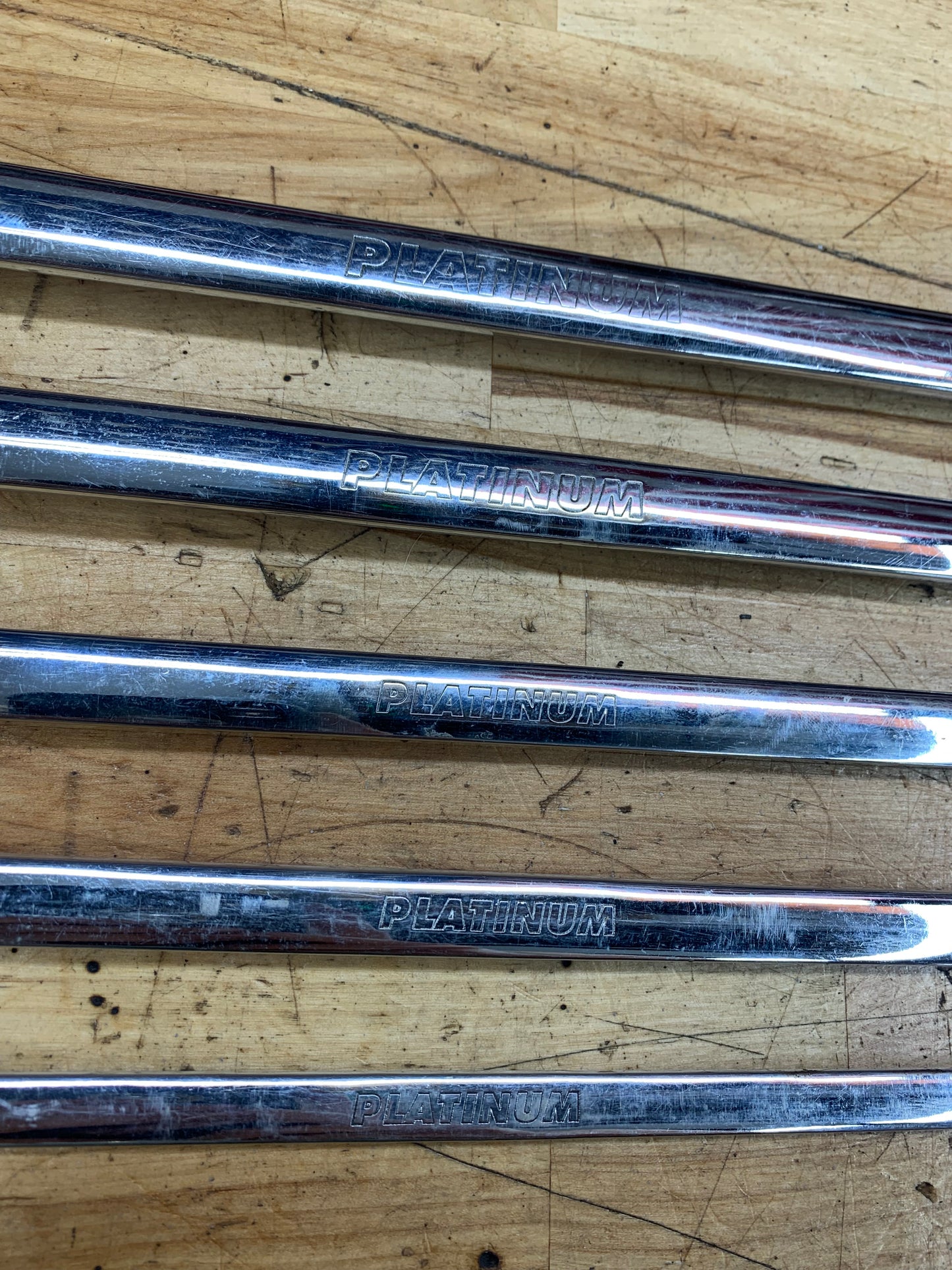 Platinum XL Metric Flex Head Ratcheting Wrench Set 5pc 8-19mm