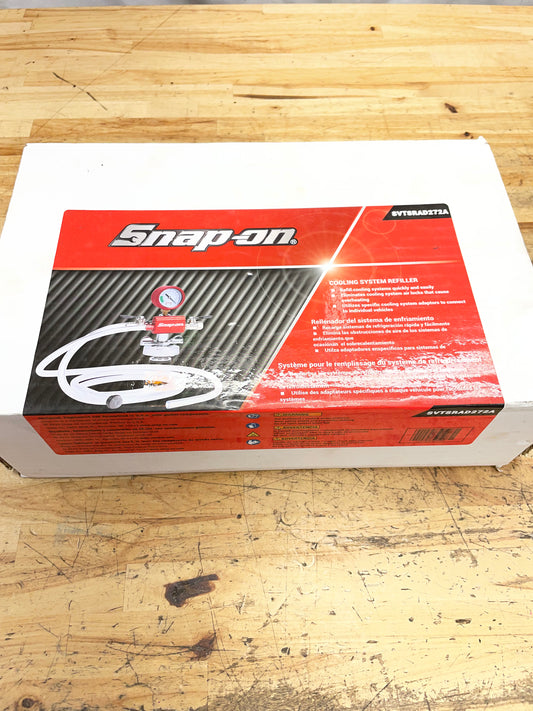 Snap On Pneumatic Cooling System Refiller NIB SVTSRAD272A