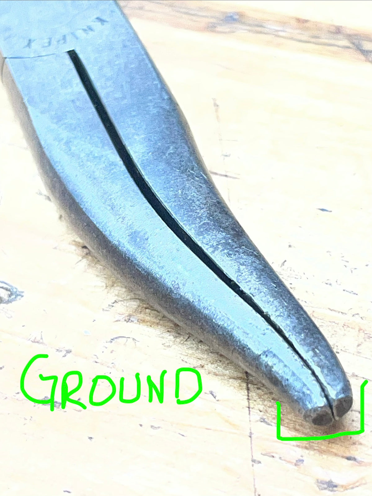 Knipex Bent Wave Needlenose Pliers 38-200 GERMANY