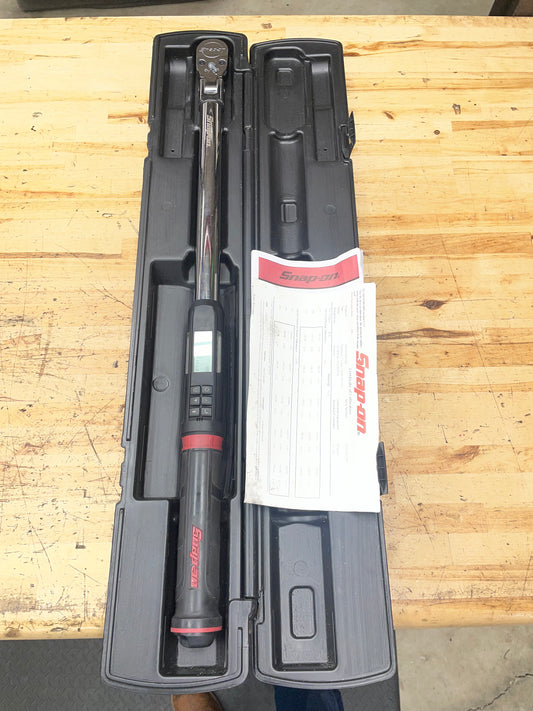 Snap On 1/2” Techangle 12.5-250 Ft.Lb. Digital Torque Wrench ATECH3F250BX