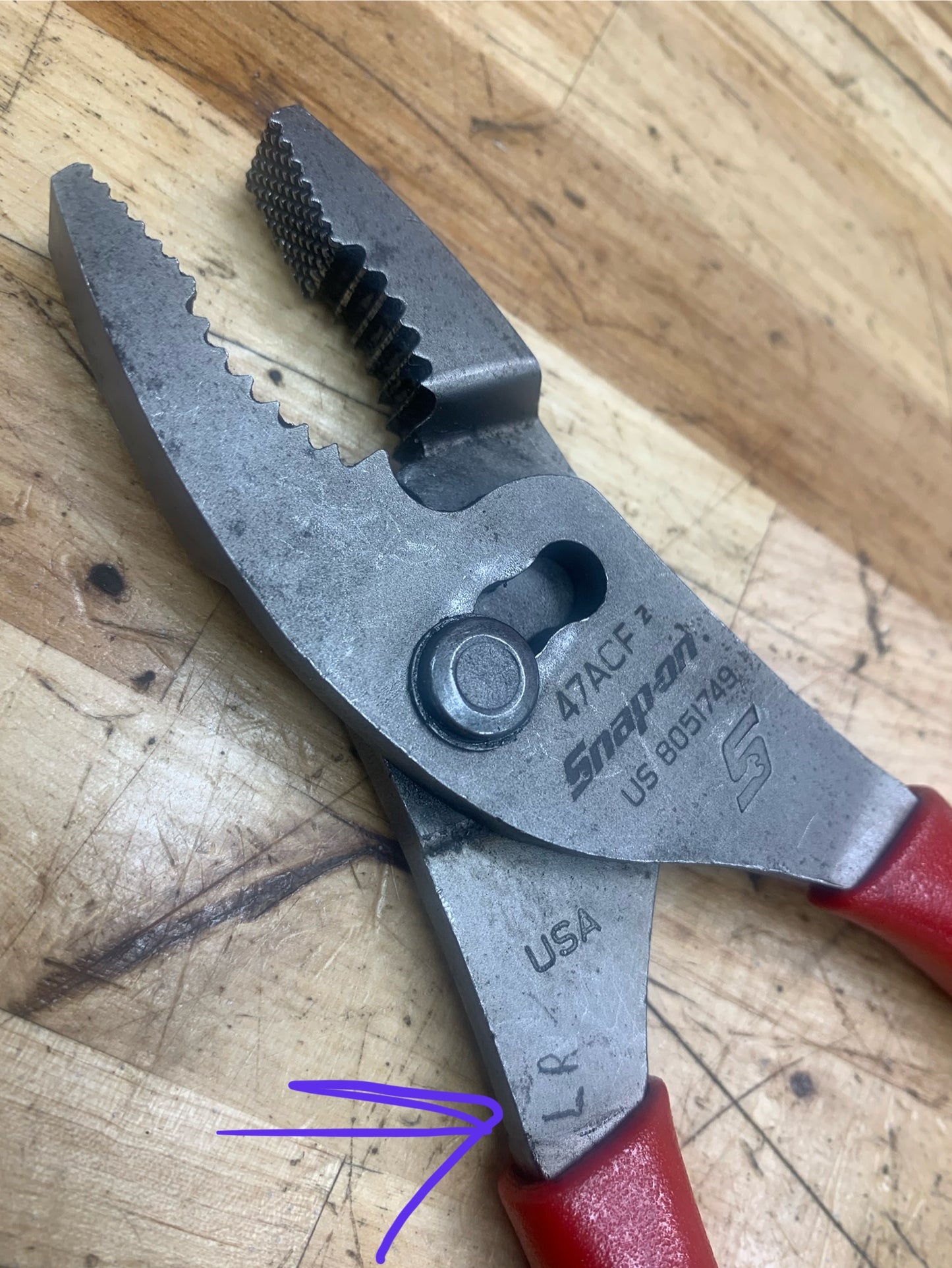 Snap On Slip Joint Pliers 47ACF