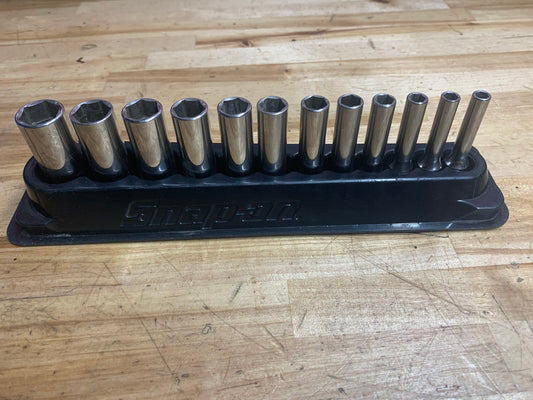 Snap On 1/4" Deep Socket set Metric.  111STMMDY