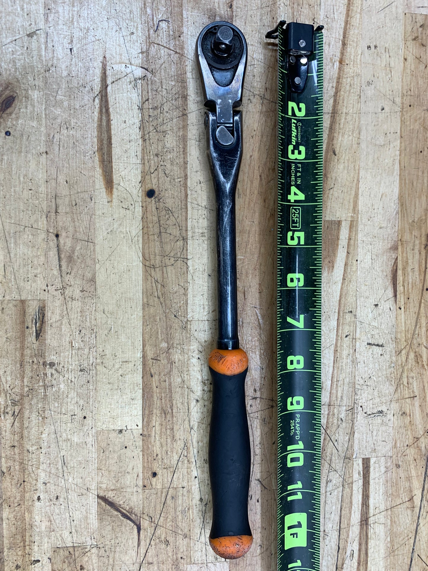 Matco 3/8" Locking Flex Head Ratchet 88 Fine Tooth Orange BFR128BLFM USA