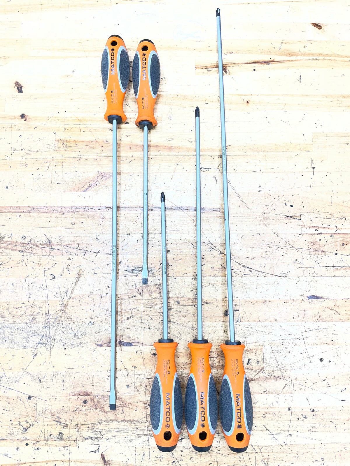 Matco Long Screwdriver Set 5pc GERMANY SSPO5XLCA