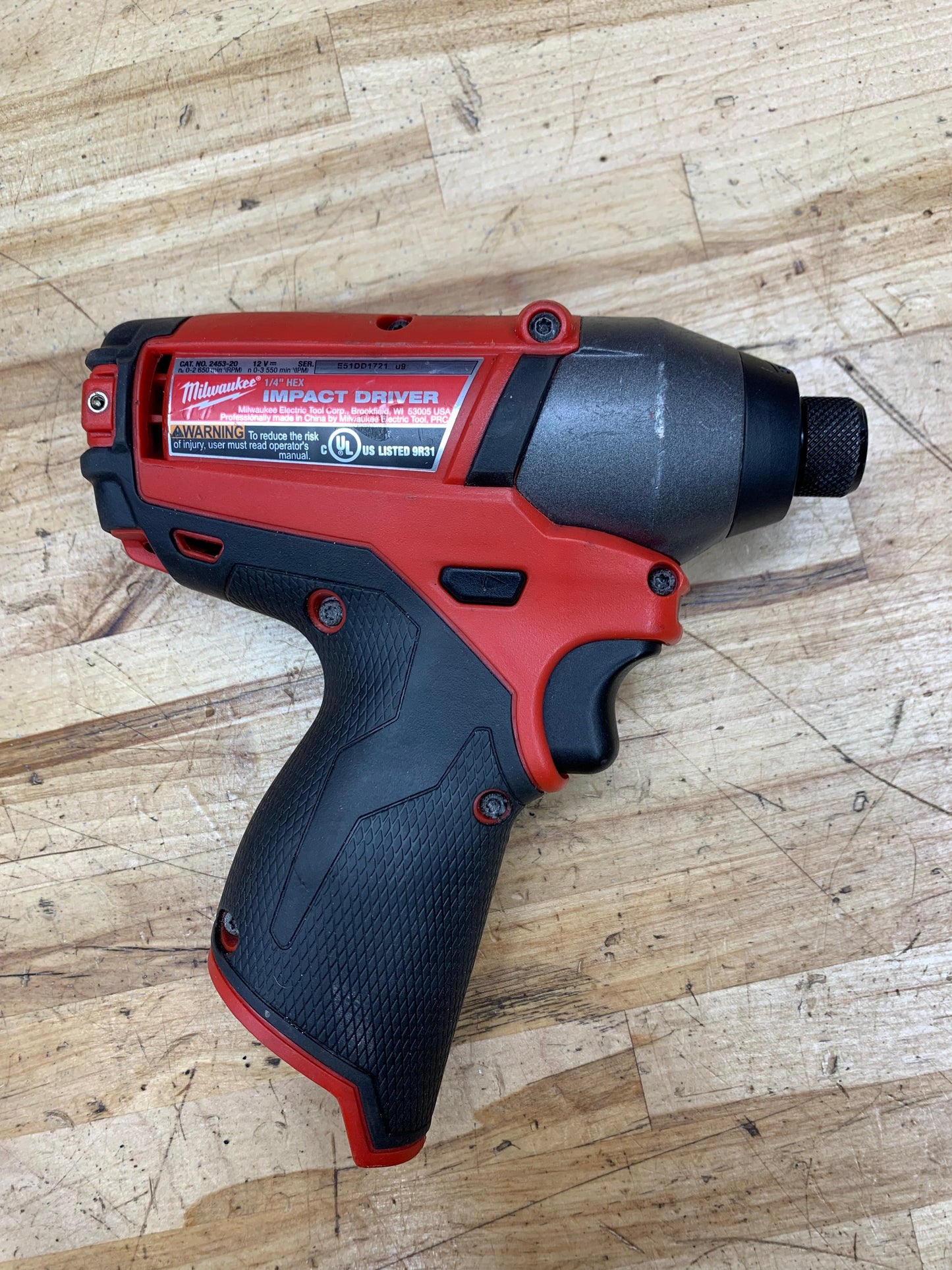 Milwaukee 1/4” Hex Impact Driver Fuel M12 2453-20