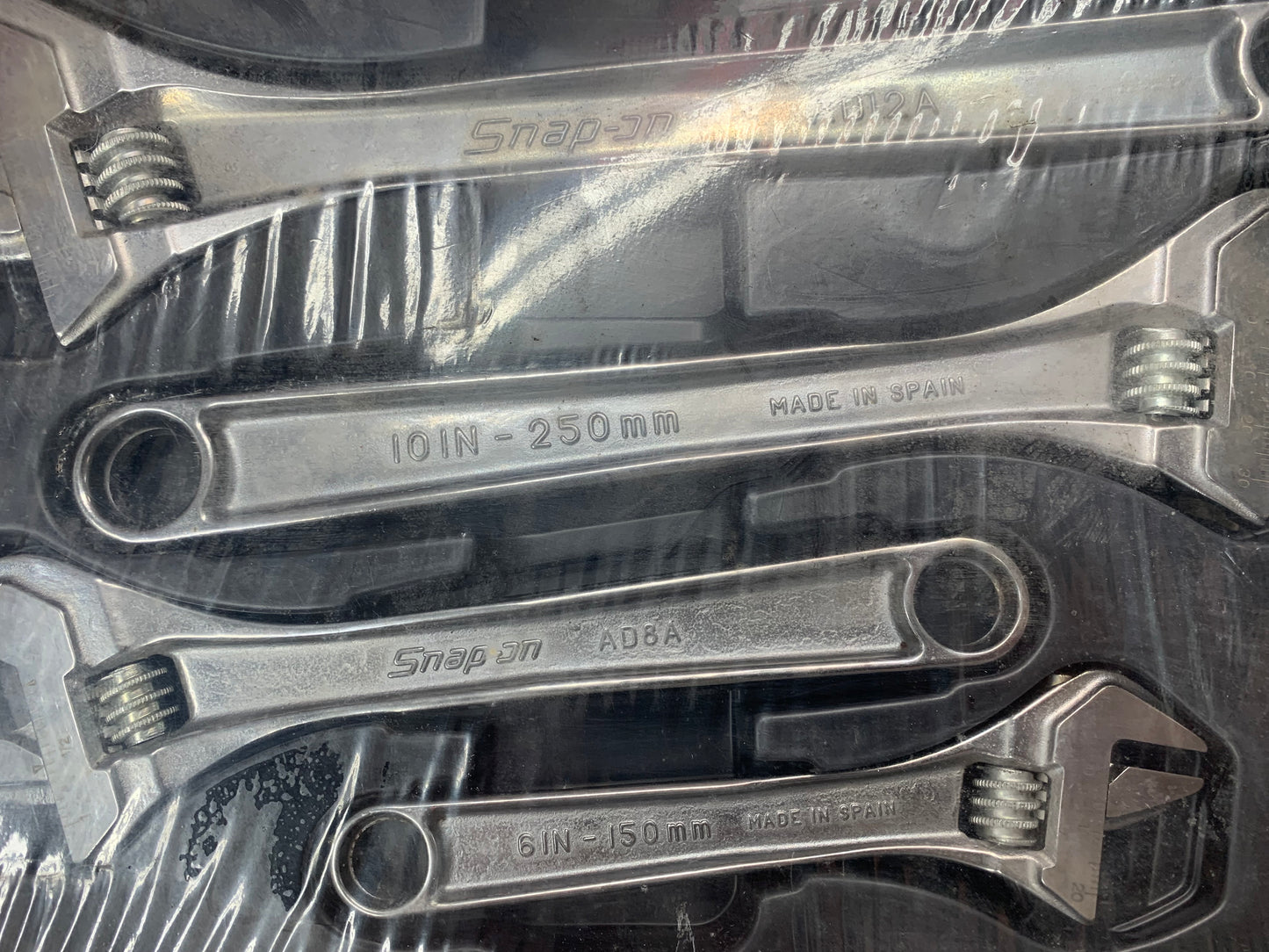 Snap On adjustable wrench set 4 pc BRAND NEW   AD704A