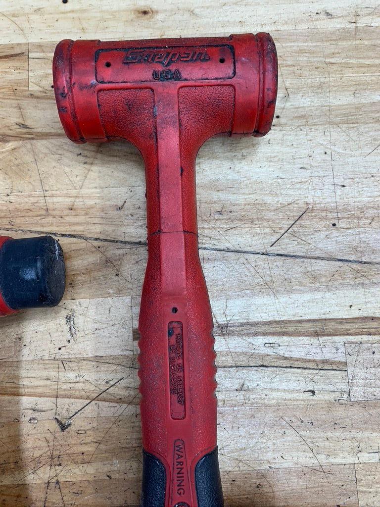 Snap On Plastic Tip Mallet and Deadblow Mallet Set 16oz/24oz