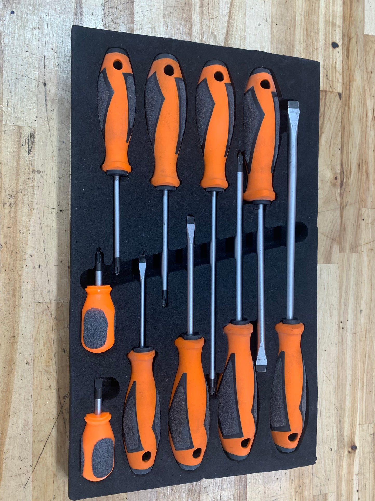 Matco screwdriver foam set 10pc SSPCO10C