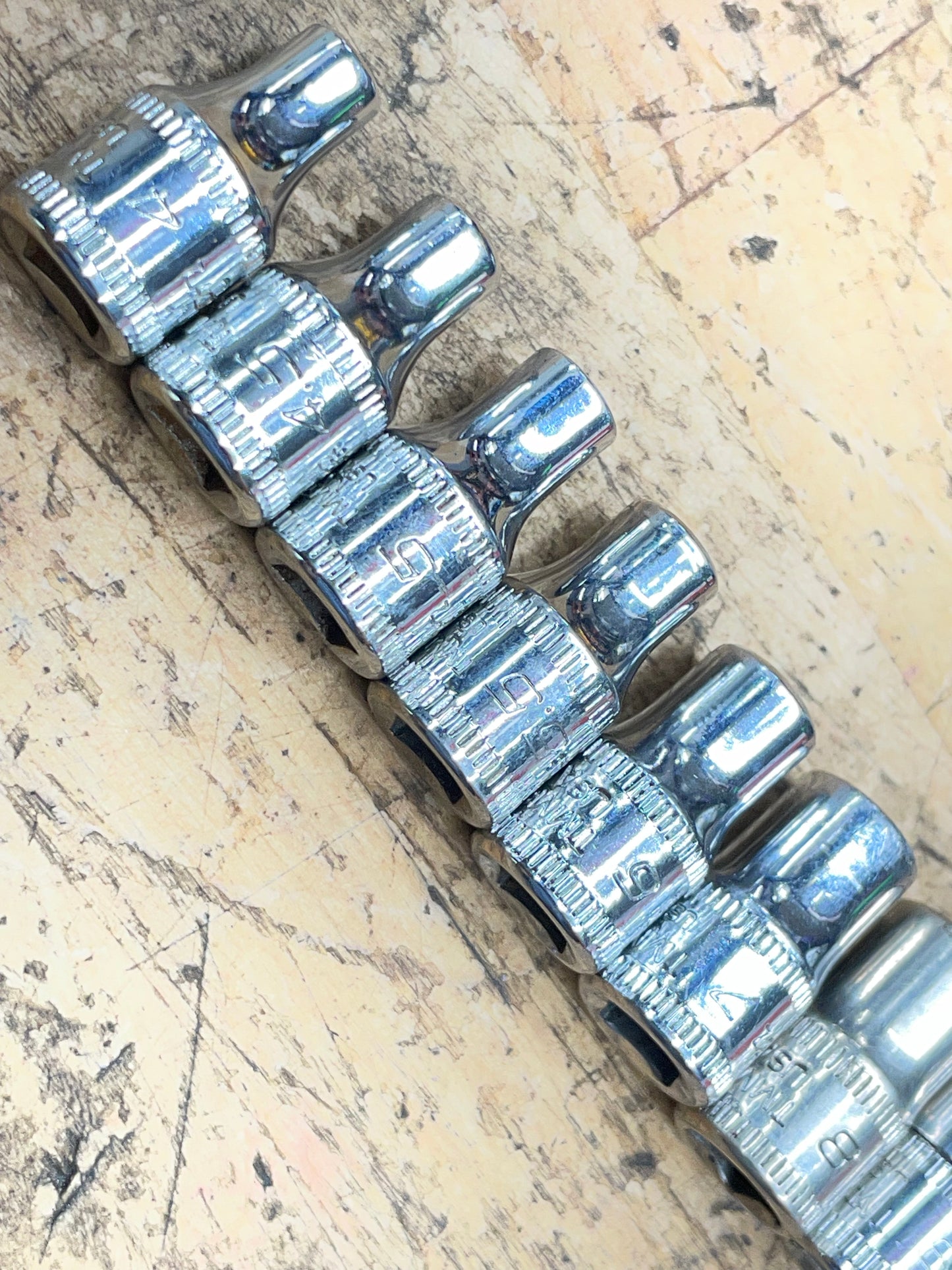Snap On 1/4” Metric Shallow Socket Set 15pc 4-16mm USA