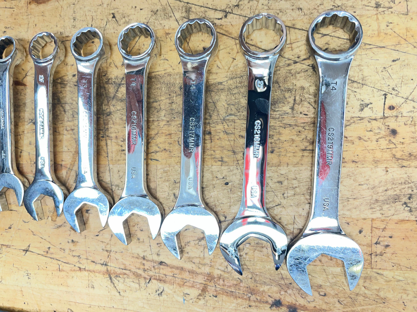 Mac Tools Metric Stubby Wrench Set 10pc 10-19mm USA SXSM102PTR