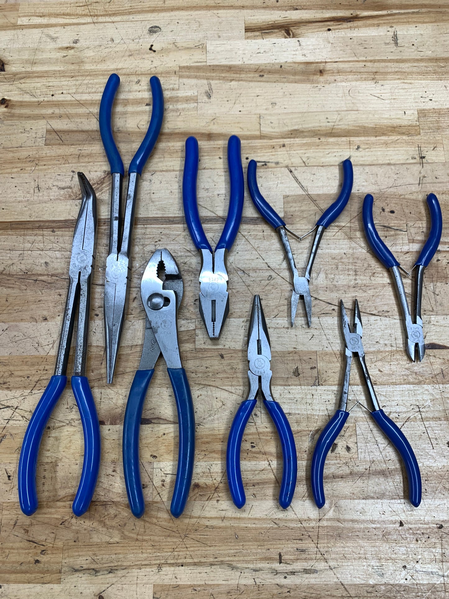 Cornwell 8pc Plier Set Needlenose, Linesman, Slip Joint, Etc.