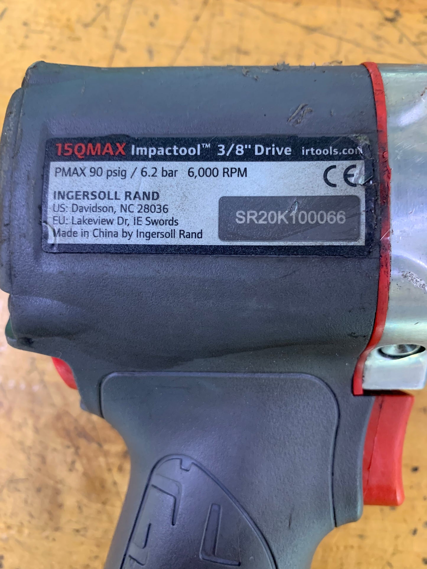 Ingersoll Rand 3/8" Stubby Air Impact Gun 15QMAX