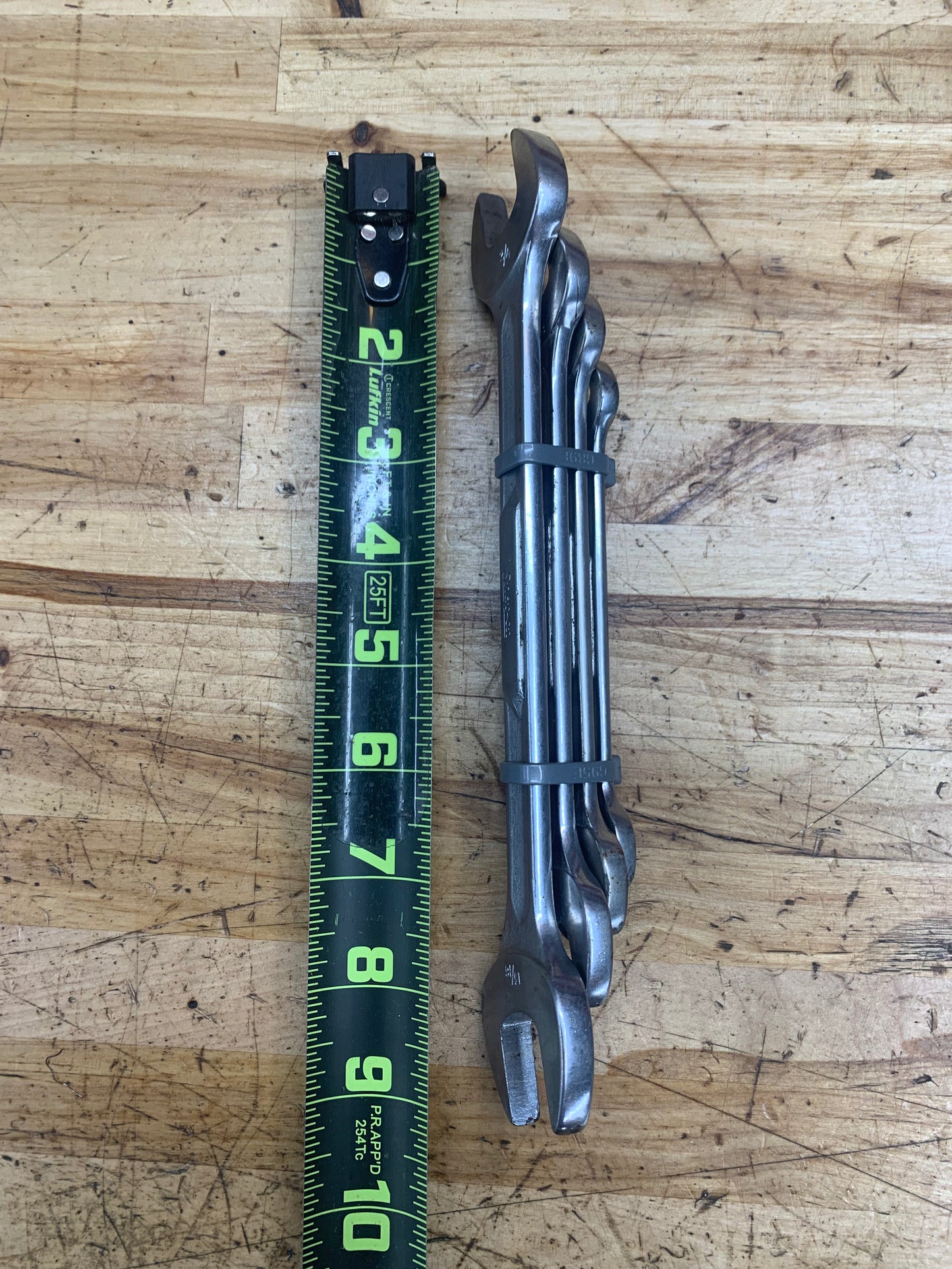 Snap On SAE Open Wrench Set Vintage 4pc. USA